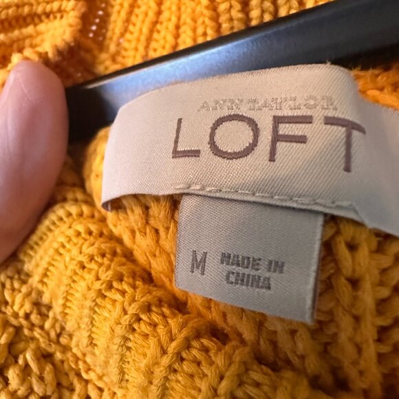 Loft knit tank Marigold Sz M - Picture 4 of 5